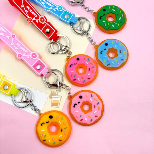 Chaveiro Donuts Color - Pacote 4 Und