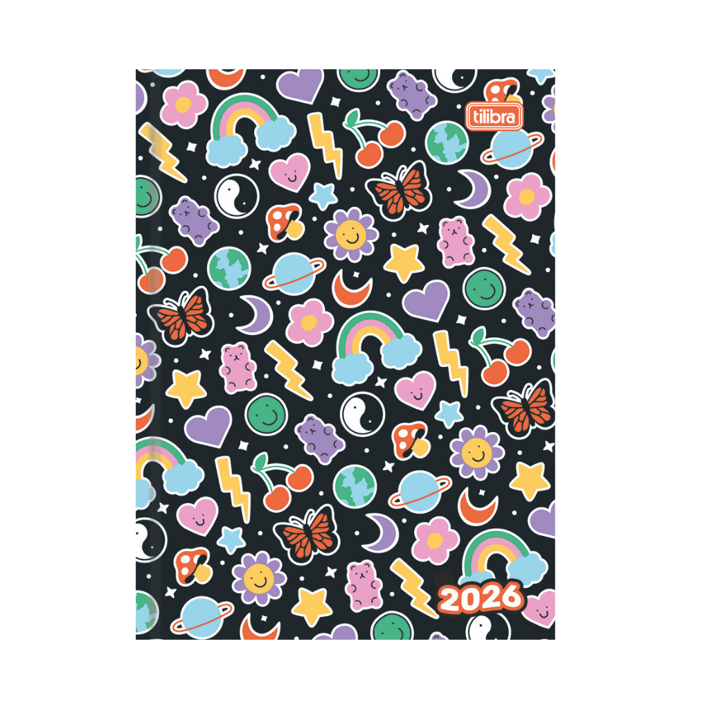 Agenda Costurada 12,3 x 16,6 cm SPICE FEMININA 2026 - TILIBRA - UND