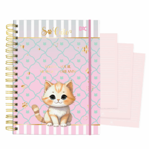 Caderno Smart Colegial So Cute Cat 80 fls - DAC