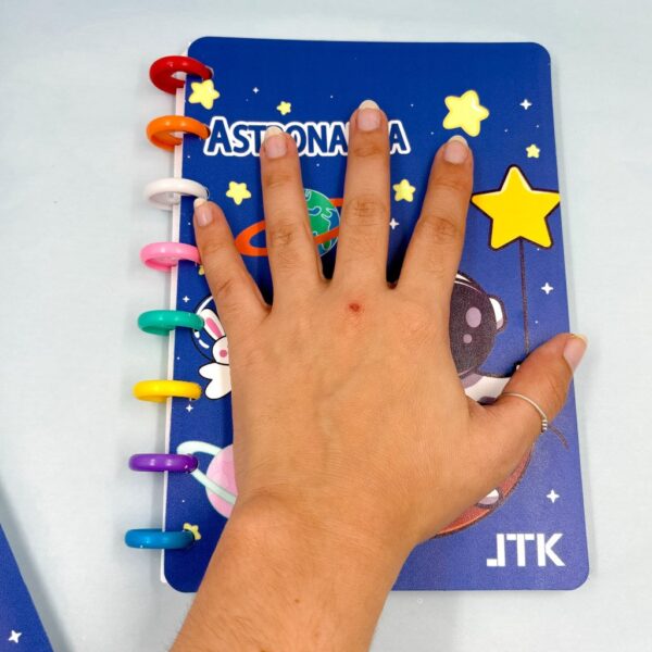 Caderno de Disco 21,5x14,6 cm Astronauta