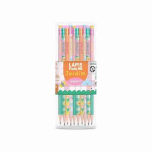 Lápis Hb c/ Borracha Jardim LEO E LEO - Pacote 12 UND