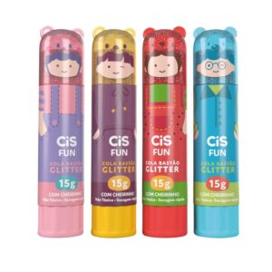 Cola em Bastão Fun Glitter com Cheirinho 15g CIS - UND