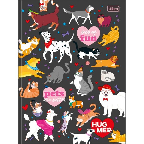 Caderno Brochura Capa Dura Universitário Hug Me Tilibra