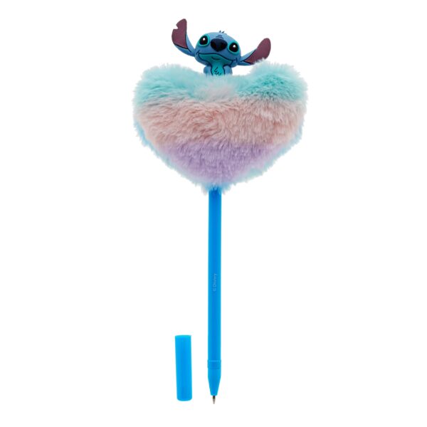 Caneta Coração Plush Stitch Azul MOLIN - BLISTER