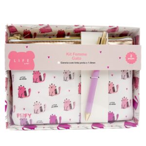 KIT Caixa Presenteável Femme Gato 2 Peças - FOFY - UND