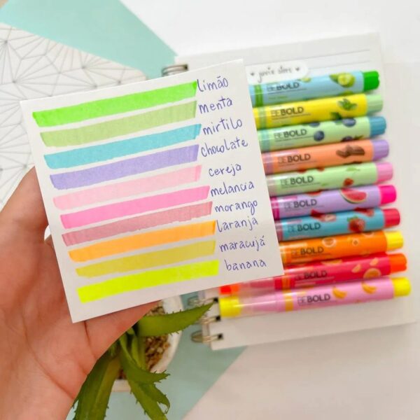 Marca Texto Be Bold Fruit Edition Newpen - Cx 10 Und