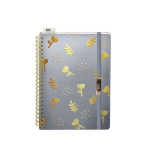 Caderno Aramado A6 Flores - DAC