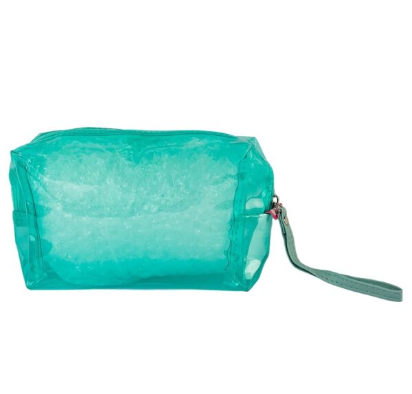Necessaire Transparente VERDE ALEGRIA 13x9x19cm - FLORIE - UND