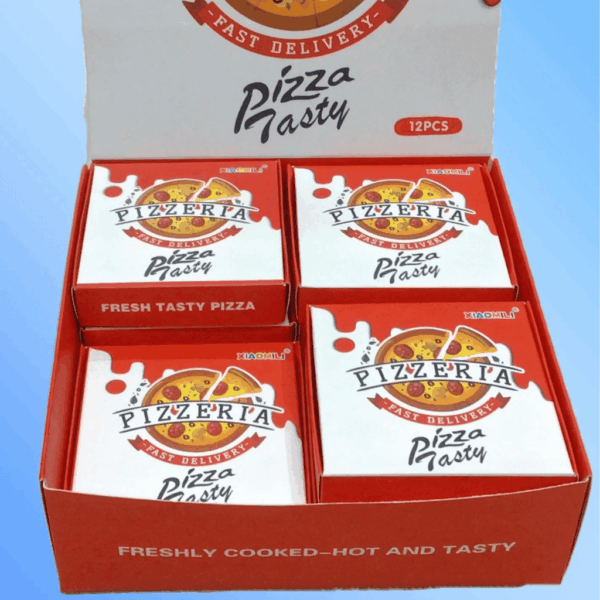 Borracha Caixa de Pizza - Cx 12 Und