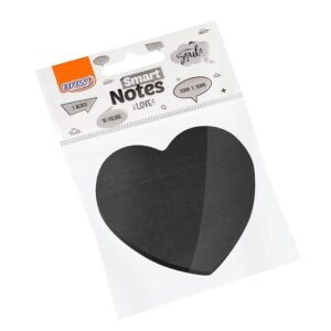 Bloco Adesivado Smart LOVE 70x70 mm Preto BRW