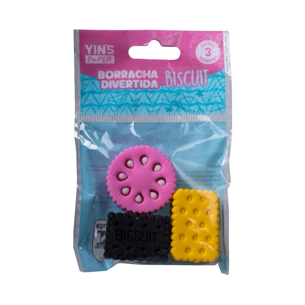 Borracha Biscuit c/ 3 Und - YINS PAPER - BLISTER
