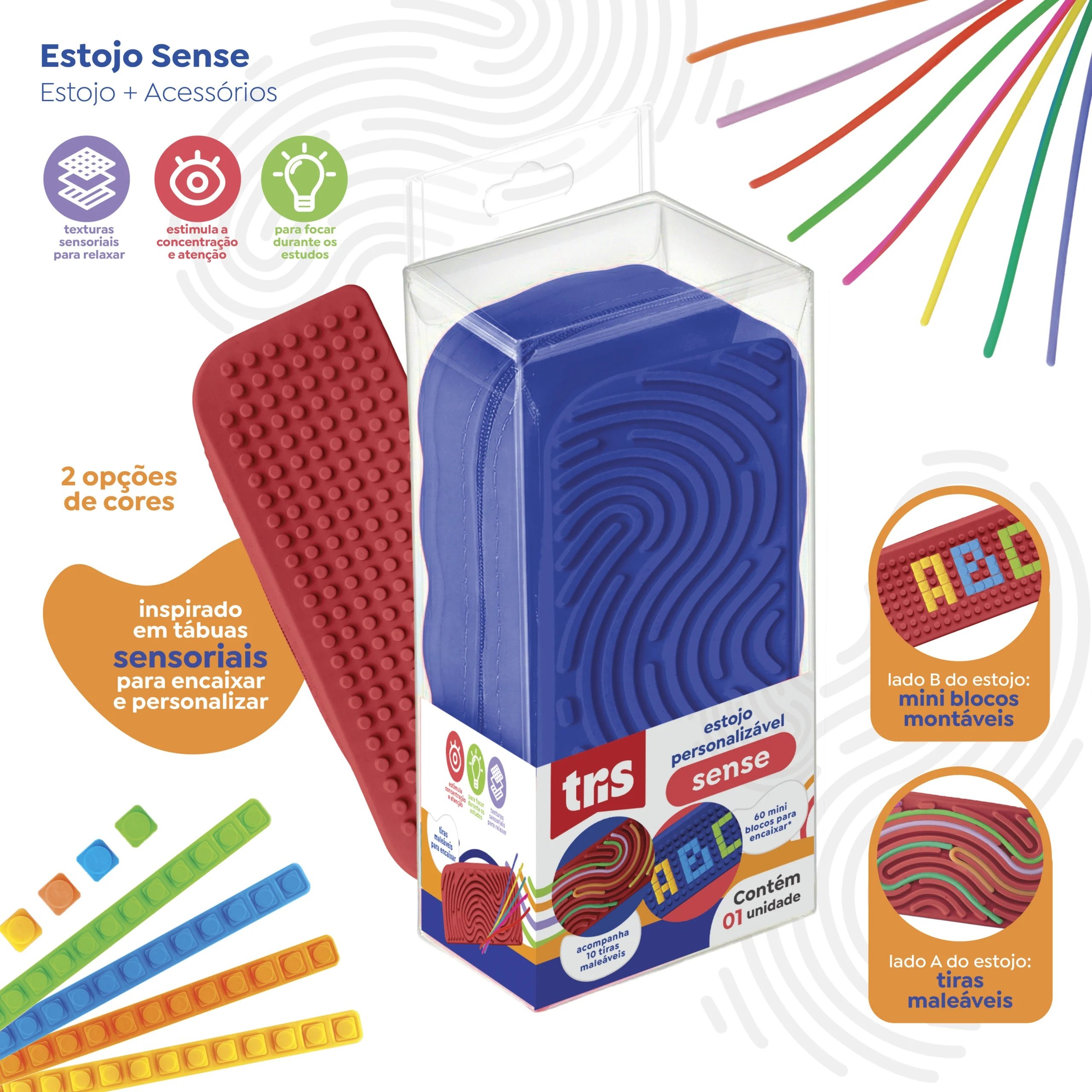 Estojo + Acessórios Sense - TRIS - UND