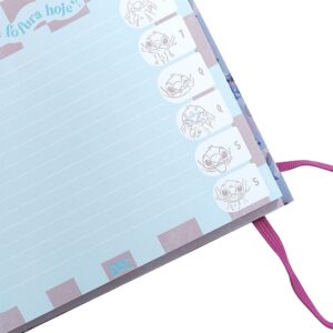 Refil Caderno Argolado Mini Fichário Stitch DAC