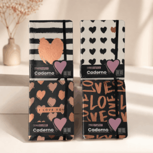 Caderneta Love c/ Pauta A6 96 Fls 14,5 x 10,5 cm - YINS PAPER - UND