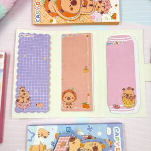Caderninho Notas Adesivas c/ Velcro Capivara - 2 Und