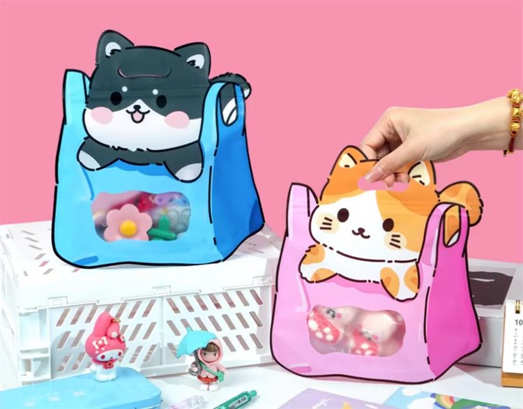 Embalagem ZIP LOCK Gato e Cachorro 20x21cm - IMPORTADO - 6 UND ( Cada Unidade sai por R$1,40)