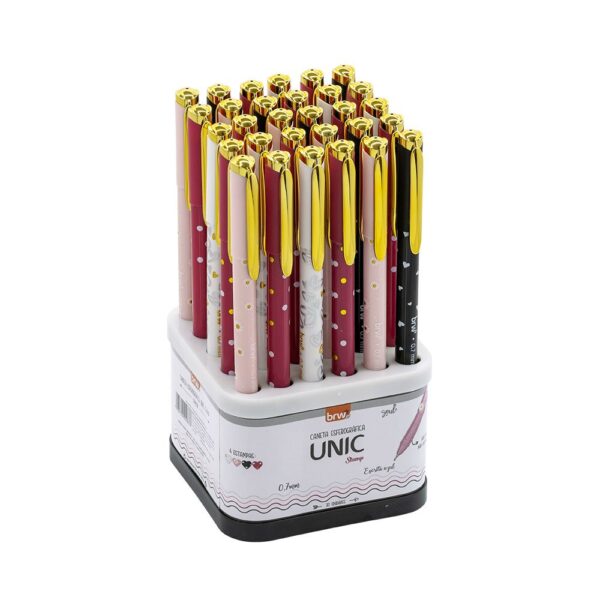 Caneta Esferográfica  0.7mm Unic Stamp BRW