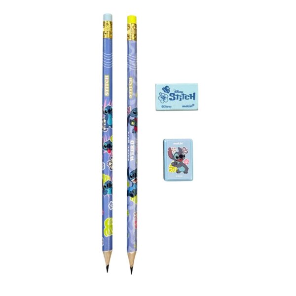 Kit Escolar Stitch 4 Peças MOLIN - BLISTER