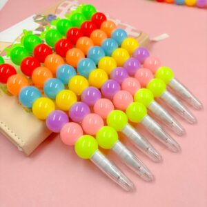 Caneta Fofa Maçã Color Encantada - Kit 6 Und