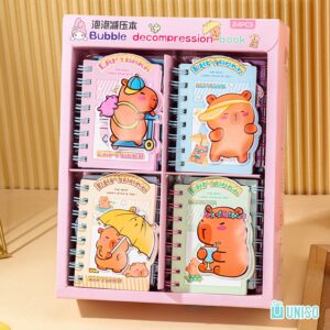 Mini Caderno c/ Divisória Sport Capivara 11,4x8,3cm - UNISO - UND