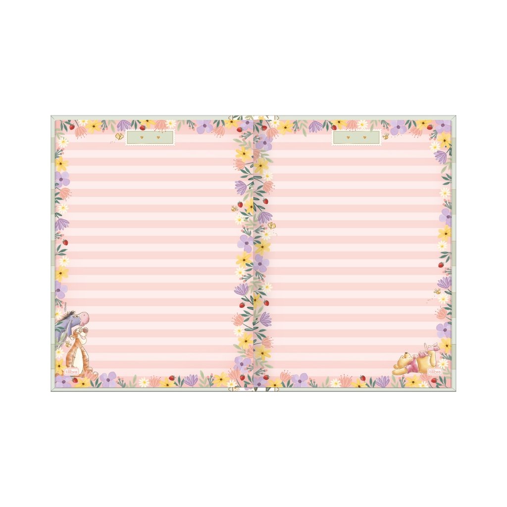 Caderno Colegial Costurado LUXO 80 fls URSINHO POOH - TILIBRA - UND