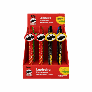 Lapiseira Plástica Divertida 0.7mm PRINGLES - BRW - UND