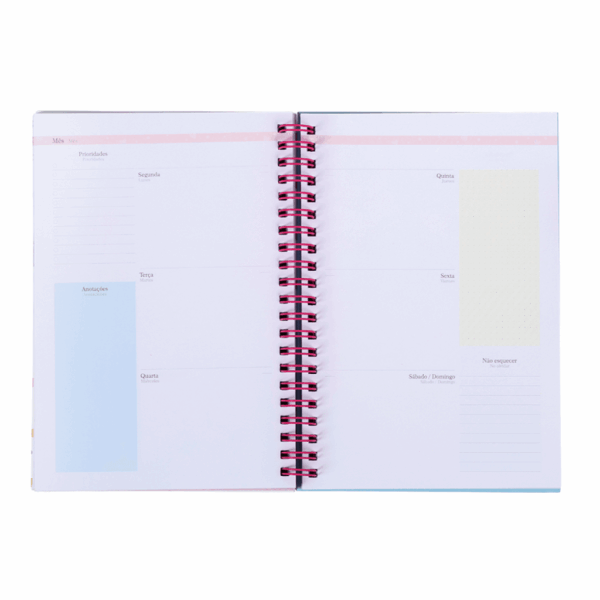 Planner Capa Dura 130 x 188mm Enjoy BRW - UND