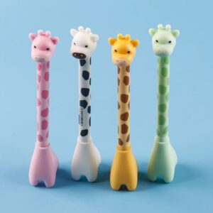 Caneta de Mesa Girafa Color - Pacote 4 Und