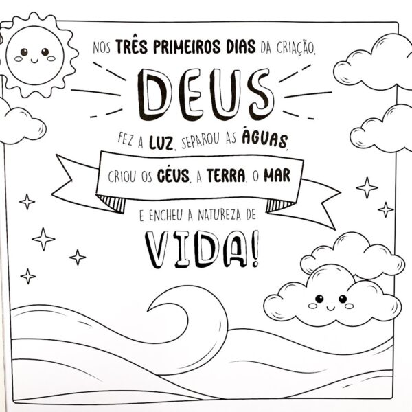 Livro de Colorir A Criação - CIRANDA - UND