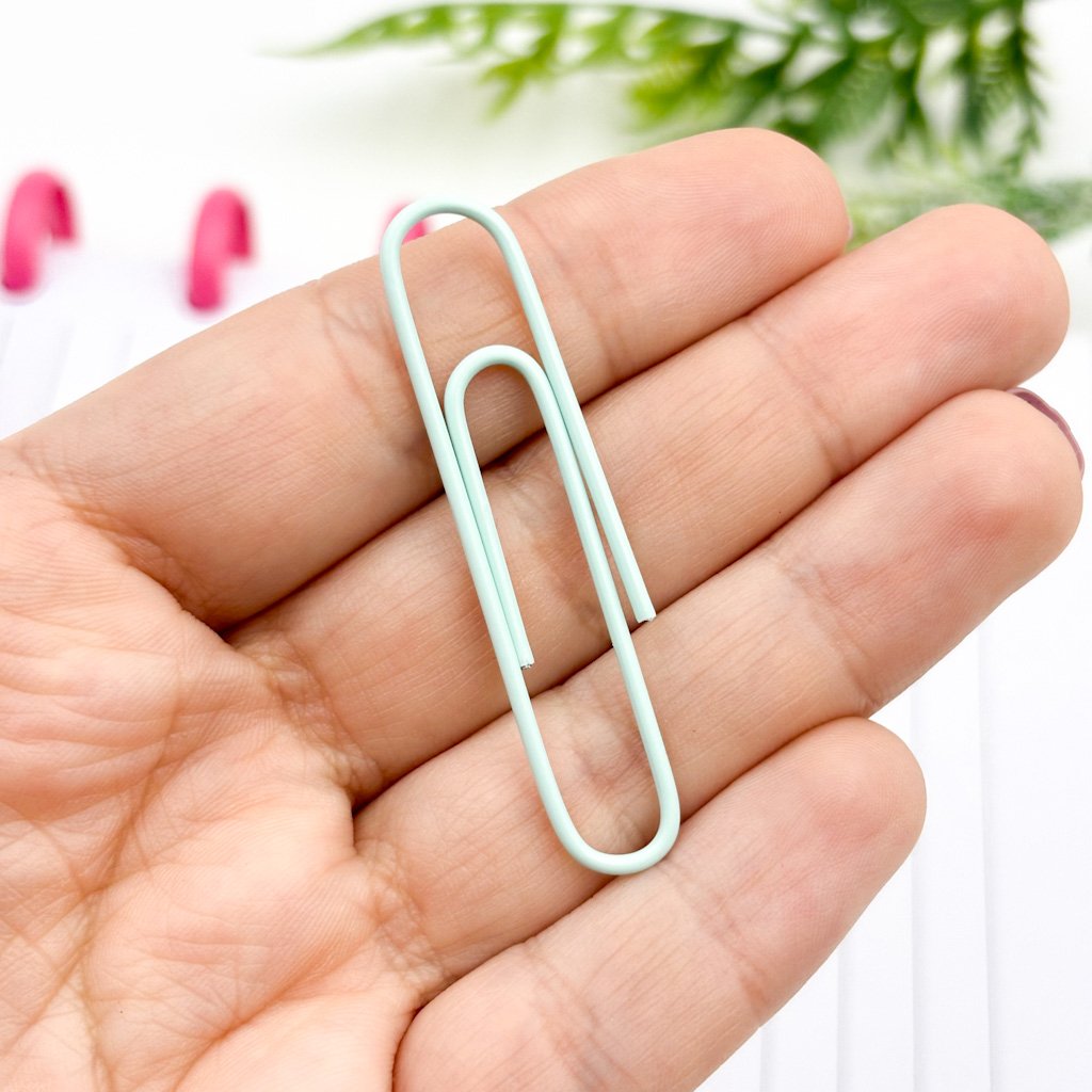 Clips Metal Colorido 50mm 25 Und - IMPORTADO - CAIXINHA