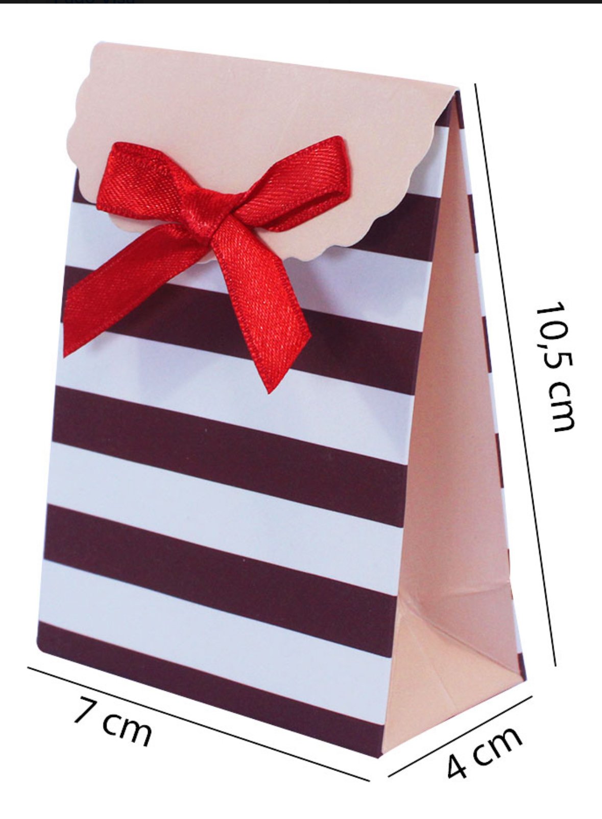 Embalagem Presente c/ Lacinho 17 cm - IMPORTADO - UND