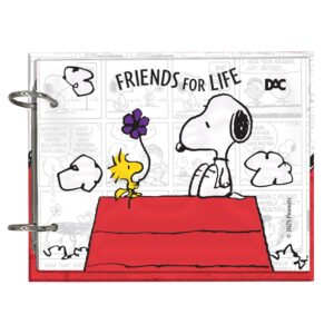 Porta Fichas Mini Fichário Horizontal Snoopy 80 fls - DAC