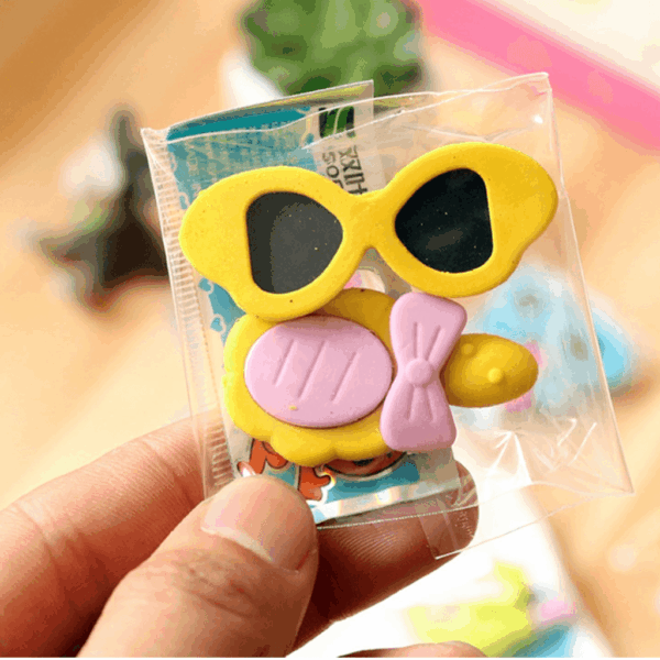 Borracha Fofa 3D Girl Power - PACOTE 6 UND