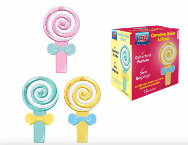 Fita Corretiva 5mmx6m Lolipop KAZ