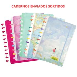 Cadernos de Disco GG 30x21cm - 11 Discos - SORTIDOS - UND