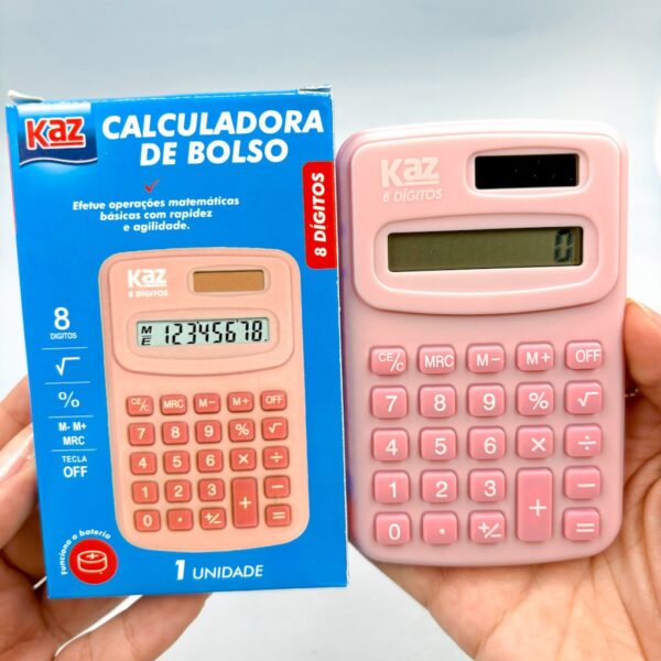 Calculadora de Bolso 8 Dígitos KAZ - UND