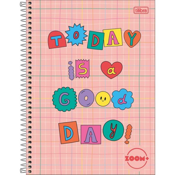 Caderno Espiral Capa Dura Universitário 1 M Zoom+ Feminino 20x27,5cm 96 Fls - TILIBRA - UND