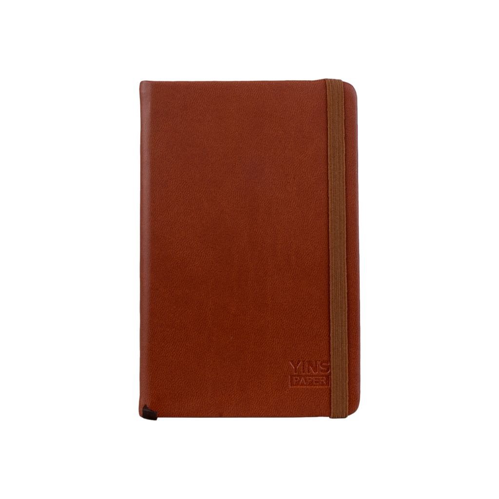 Caderneta A6 sketchbook s/ Pauta MARROM 14,5x9,5cm 96Fls - YINS PAPER - UND