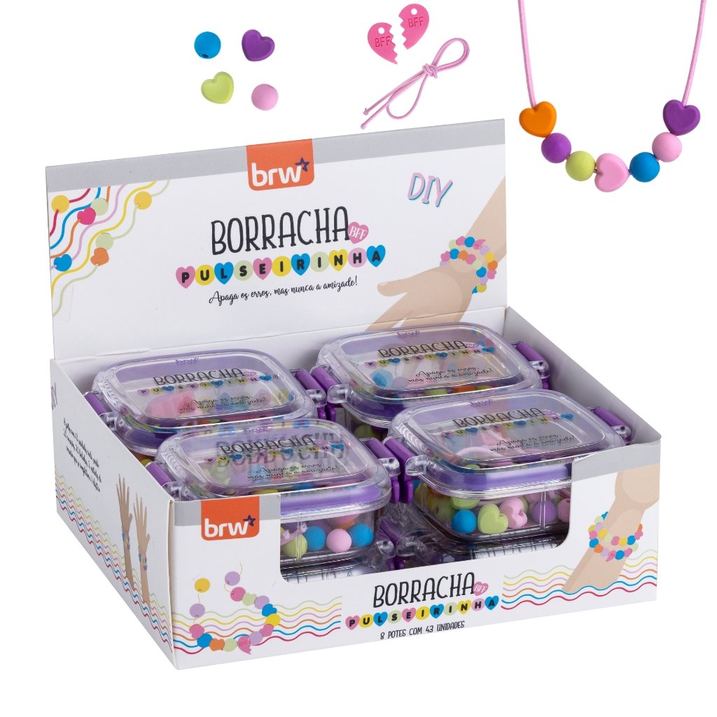 Borracha BFF Pulseirinha - BRW - UND