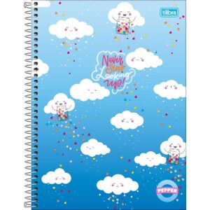 Caderno Universitário Espiral PEPPER FEMININO 1M 80 fls - TILIBRA - UND