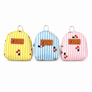 Porta Moedas Mochilinha Cereja 8x9x4cm - UNISO - UND