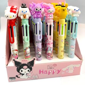 Caneta 6 Cores My Melody e Sua Turma