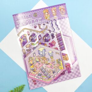 Kit Cenário Adesivo 3D c/ Pinça GOOD VIBES 25,5x18cm - IMPORTADO - UND