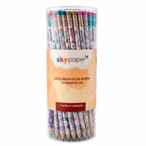Lápis Grafite Hb c/ Borracha Pets - SKYPAPER - POTE 72 UND