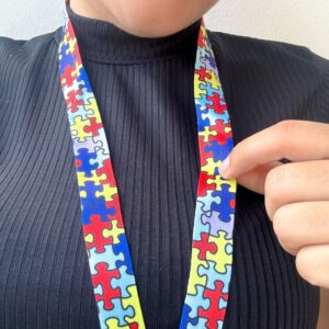 Cordão Estampado Autismo s/ Engate - 1 Und