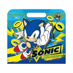 Álbum para Colorir Maleta SONIC - TILIBRA - UND