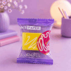 Borracha Formato Doces - YINS PAPER - CX 48 UND