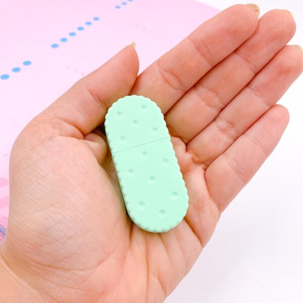 Marca texto Fofo Biscoito 6 Cores