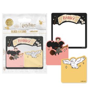 Bloco Adesivado Harry Potter Leo e Leo - Blister 3 Blocos