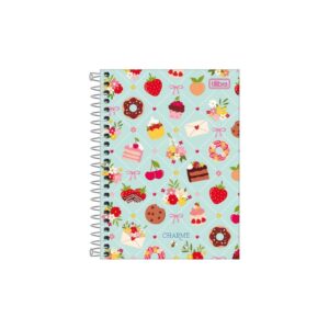 Caderneta Espiral Capa Dura 1/4 Charme 80 Fls 14x20cm - TILIBRA - UND